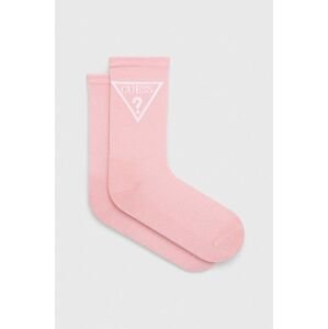 Ponožky Guess ELLEN dámské, bílá barva, V2GZ00 ZZ00I
