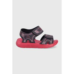 Dětské sandály Kappa růžová barva