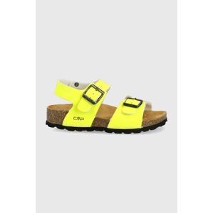 Dětské sandály CMP žlutá barva