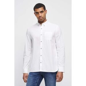 Bavlněná košile Medicine bílá barva, regular, s límečkem button-down