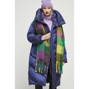 Péřový kabát Medicine fialová barva