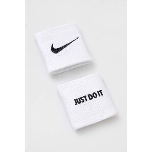 Náramky Nike 2-pack bílá barva