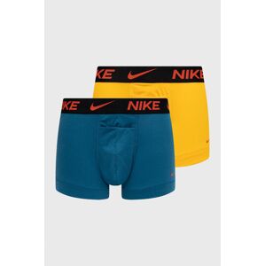 Boxerky Nike pánské, žlutá barva