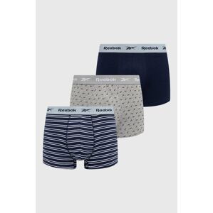 Boxerky Reebok U5.F8362 ( 3-pak) pánské, tmavomodrá barva