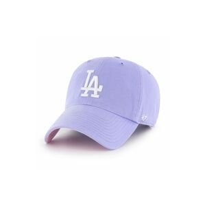 Čepice 47brand Los Angeles Dodgers fialová barva, s aplikací