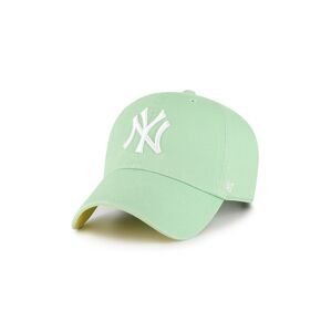 Čepice 47brand Los Angeles Dodgers MLB New York Yankees zelená barva, s aplikací