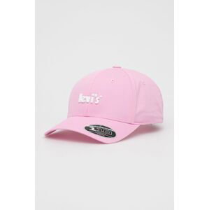 Levi's růžová barva, s aplikací, D7076.0005-82