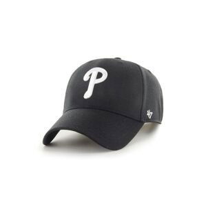 Čepice 47brand MLB Philadelphia Phillies černá barva, s aplikací