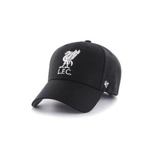 Čepice 47brand EPL Liverpool černá barva, s aplikací