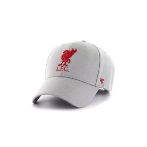 Čepice 47brand EPL Liverpool šedá barva, s aplikací