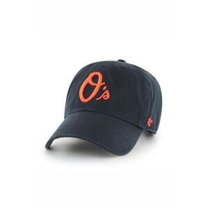 Čepice 47brand Baltimore Orioles černá barva, s aplikací