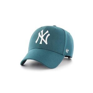 Čepice 47brand MLB New York Yankees zelená barva, s aplikací