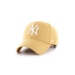 Čepice 47brand MLB New York Yankees béžová barva, s aplikací