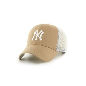 Čepice 47brand MLB New York Yankees žlutá barva, s aplikací, B-BRANS17CTP-KHC