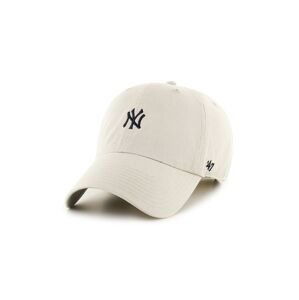 Čepice 47brand MLB New York Yankees bílá barva, s aplikací, B-BSRNR17GWS-NT