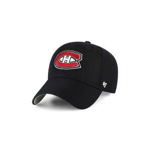 Čepice 47brand NHL Montreal Canadiens černá barva, s aplikací, H-MVP10WBV-BKD