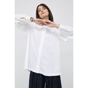 Košile Seidensticker dámská, bílá barva, regular, s klasickým límcem