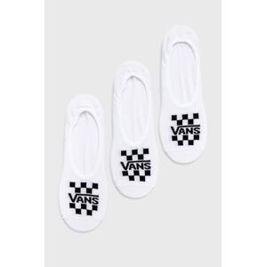 Ponožky Vans pánské, bílá barva, VN0A7S9BWHT1-WHITE