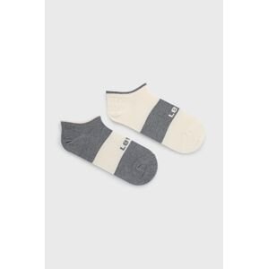 Ponožky Levi's ( 2-pak) šedá barva