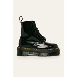 Kožené farmářky Dr. Martens Molly 24861001-Black