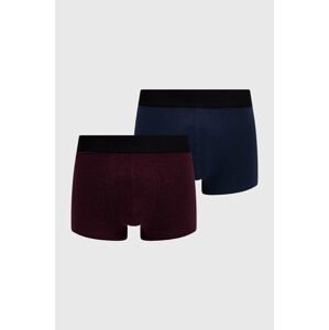 Boxerky Superdry (2-pack) tmavomodrá barva