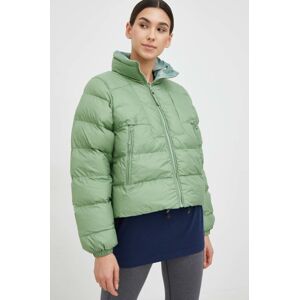 Oboustranná bunda Helly Hansen dámská, zelená barva, zimní