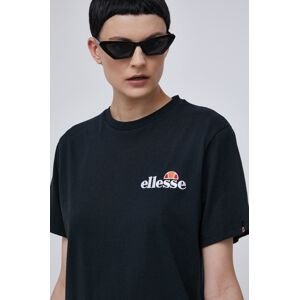 Bavlněné tričko Ellesse černá barva, SGK13290-011