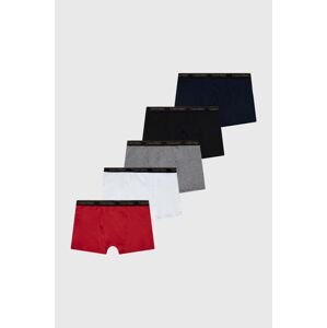 Dětské boxerky Calvin Klein Underwear 5-pack červená barva