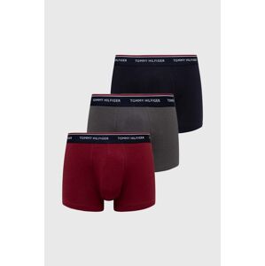 Boxerky Tommy Hilfiger 3-pack pánské, tmavomodrá barva