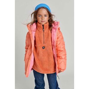 Dětská bunda Reima Fossila oranžová barva