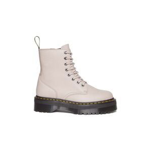 Kožené workery Dr. Martens Jadon III dámské, béžová barva, na platformě, DM31159348