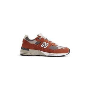 Sneakers boty New Balance W991PTY Made in UK hnědá barva