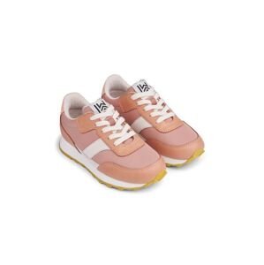 Dětské sneakers boty Liewood LW17989 Jasper Suede Sneakers růžová barva