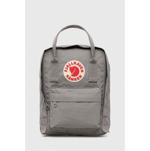 Batoh Fjallraven šedá barva, malý, s aplikací