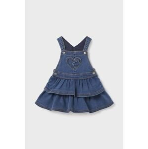 Dětské džínové šaty Mayoral tmavomodrá barva, mini