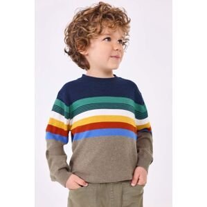 Dětský svetr s příměsí vlny Mayoral béžová barva