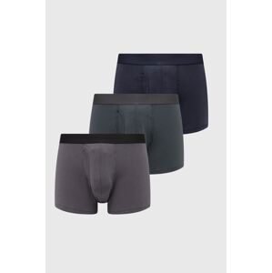 Boxerky Abercrombie & Fitch 3-pack pánské, zelená barva