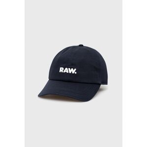 Čepice G-Star Raw tmavomodrá barva, hladká