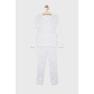 Bavlněné pyžamo Polo Ralph Lauren bílá barva