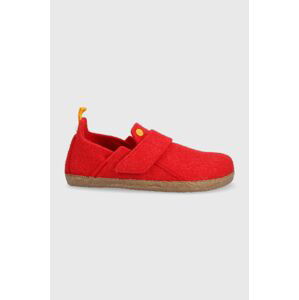 Dětské papuče Birkenstock červená barva