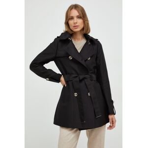 Kabát Morgan dámský, černá barva, přechodný