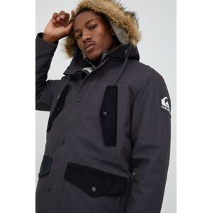 Parka Quiksilver pánská, tmavomodrá barva, přechodná