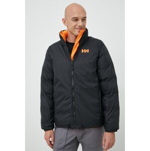 Oboustranná péřová bunda Helly Hansen pánská, oranžová barva, 53890-325