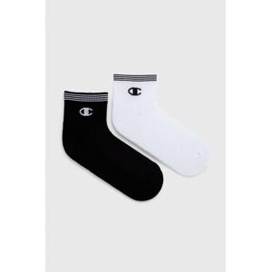 Ponožky Champion 2-pack dámské, černá barva
