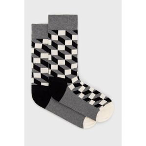 Ponožky Happy Socks dámské, černá barva
