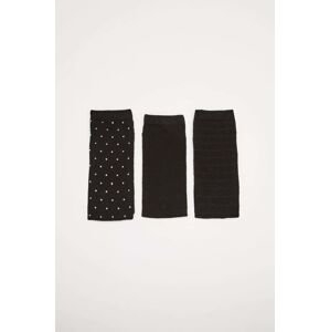 Ponožky women'secret Winter 3-pack dámské, černá barva