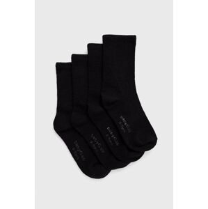 Dětské ponožky GAP černá barva