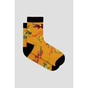 Ponožky Vans pánské, žlutá barva