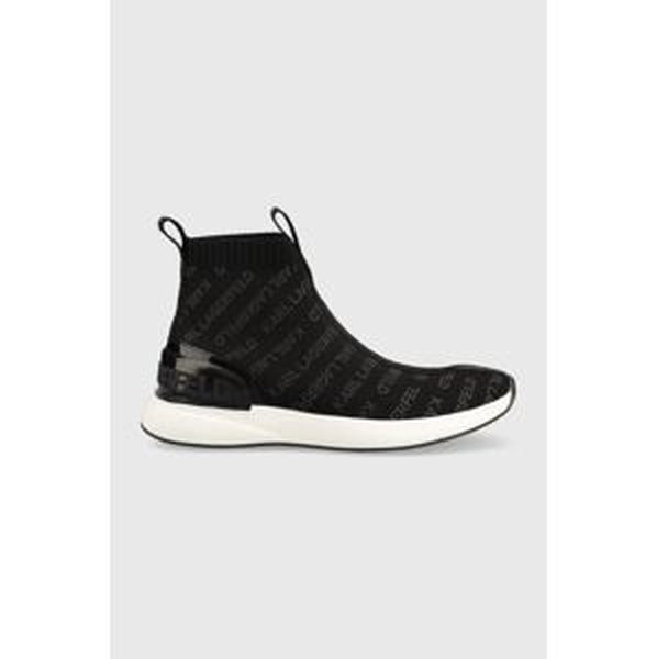 Sneakers boty Karl Lagerfeld FINESSE černá barva, KL62144