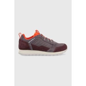 Sneakers boty Merrell fialová barva
